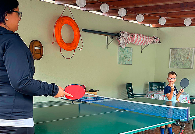 Ferienwohnung Spreeblick - Tischtennis fr Klein und Gross